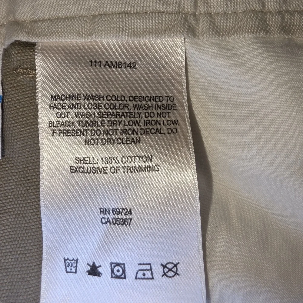 Columbia Men's Tan Cotton Canvas Utility Work Pants Carpenter 42x32 Gorpcore
